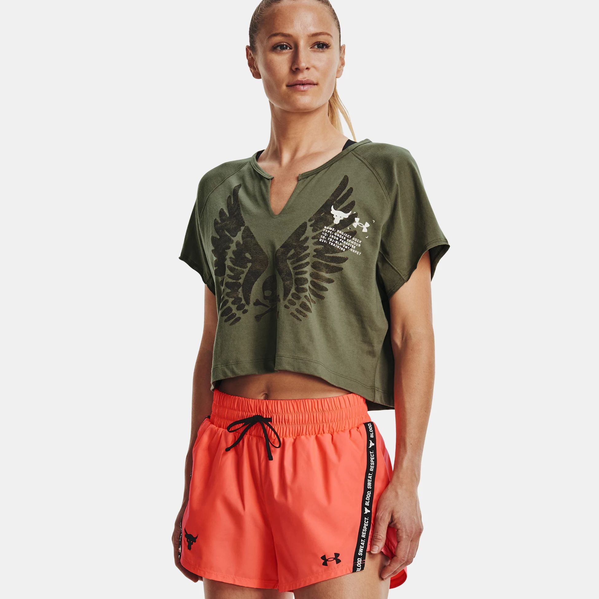 T-Shirts & Polo -  under armour Project Rock Wings Short Sleeve